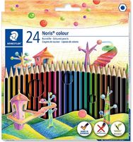Spalvoti pieštukai STAEDTLER NORIS COLOUR, 24 spalvų