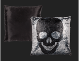 Pagalvėlė SEQUIN SKULL, 40x40 cm