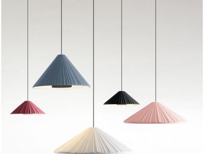 Pakabinamas šviestuvas PU-ERH, baltas