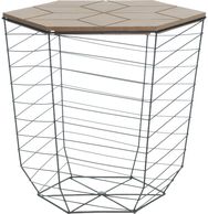 Metalinis staliukas-krepšys 4LIVING, 40x46x43 cm