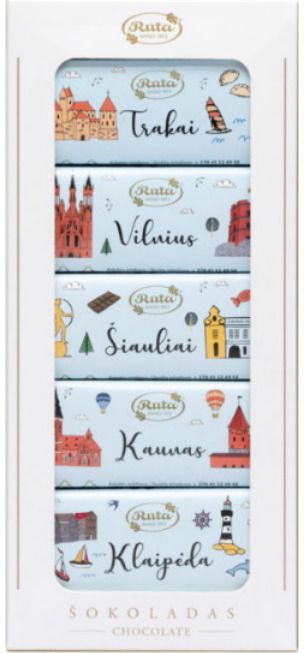 Šokoladukų rinkinys LIETUVA, 90g