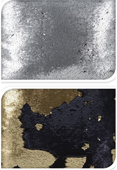 Pagalvėlė GOLD/SILVER/BLACK, 45x45 cm