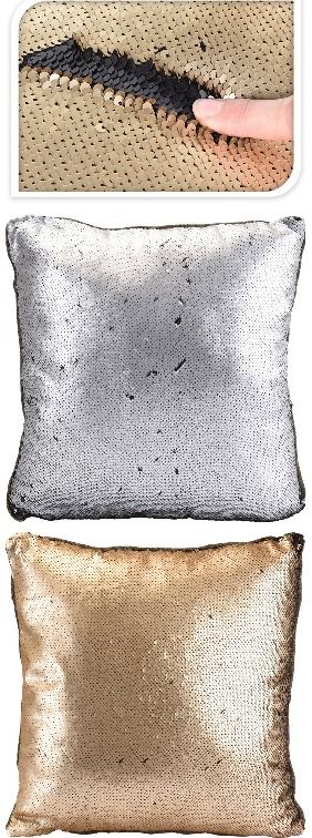 Pagalvėlė BORDERED GOLD/SILVER, 45x45 cm