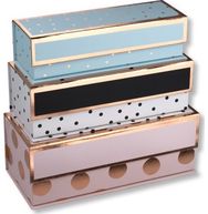 Dėžučių rinkinys POIS EXPLOSION, pailgos, 3 vnt