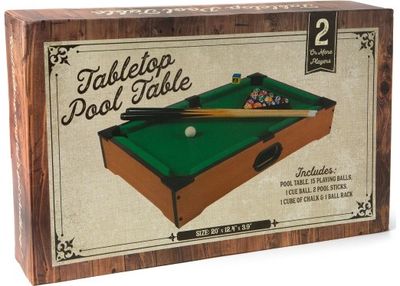 Stalo žaidimas TABLE TOP POOL TABLE, klasikinis