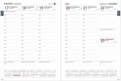 Darbo knyga A4 BALADEK WEEK 2025, tamsiai žalia