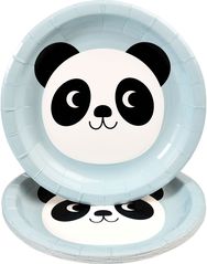 Vienkartinių lėkščių rinkinys MIKO THE PANDA, 8 vnt