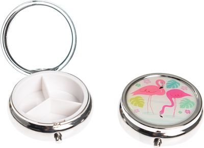 Vaistų dėžutė su veidrodėliu FLAMINGO BAY