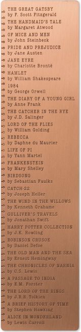 Bucket List Bookmark