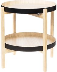 Dviejų aukštų staliukas FANNIK, 49x50 cm