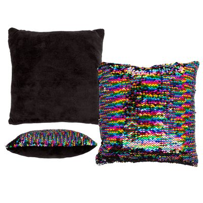 Pagalvėlė RAINBOW SEQUIN, 25x25 cm