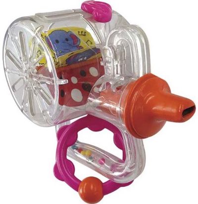 Kūdikio žaislas MULTI-POJŪČIŲ TRIMITAS