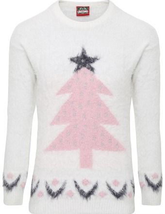 Kalėdinis megztinis moterims GLITTER TREE, M