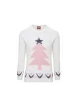 Kalėdinis megztinis moterims GLITTER TREE, XL