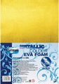 Popierius rankdarbiams EVA FOAM METALLIC, lipnus, A4, 2 mm, 5 spalvų