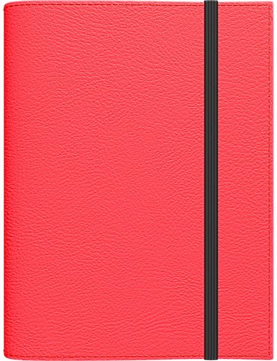 Darbo knyga A5 SPIREX FLEX 2024 koralo raudona