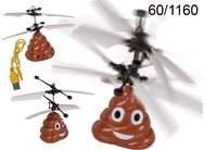 Skraidantis kamuoliukas FLYING POO 14,5 cm., pakraunama baterija