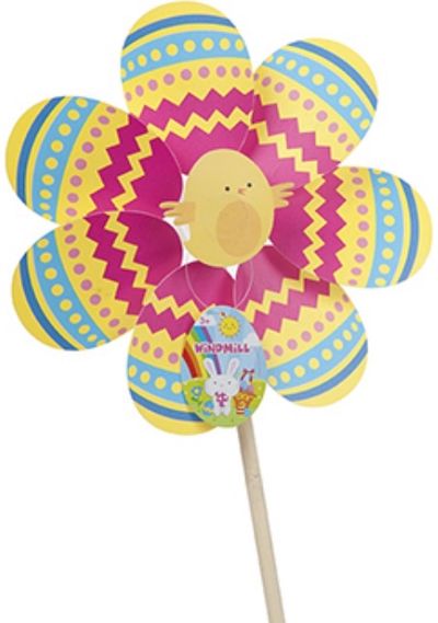 Vėjo malūnėlis GARDEN CHICKEN OR BUNNY