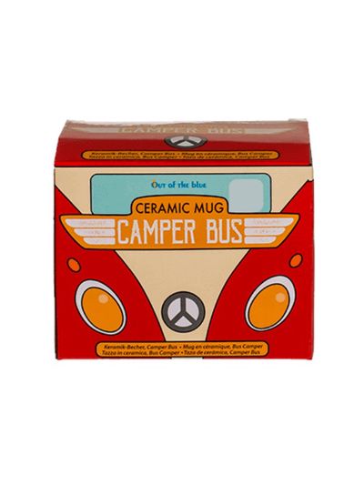 Keramikinis puodelis CAMPER BUS, 13x10 cm