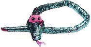 Pliušinis žaislas SEQUIN SNAKE 100 cm, įvairios spalvos