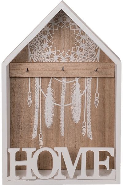 Medinė raktų kabykla DREAM CATCHER, 30x20 cm