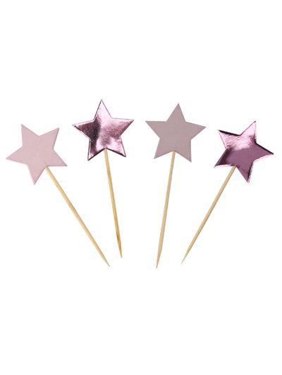 Smeigtukai keksiukams LITTLE STAR PINK, 20 vnt.