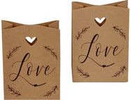 Dovanų maišeliai svečiams HEARTS&KRAFTS, 10 vnt.