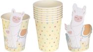 Vienkartiniai puodeliai LAMA LOVE, 8 vnt.
