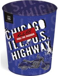 Metalinė šiukšlių dėžė ROUTE 66