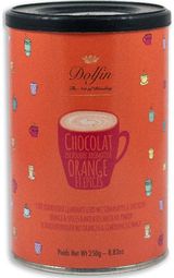 Šokolado gėrimas DOLFIN ORANGE & SPICES HOT CHOCOLATE POWDER, 250g