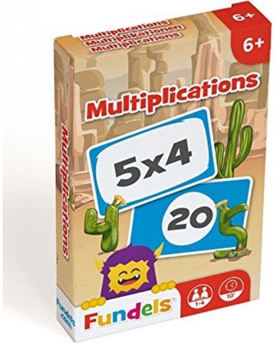 Mokomasis kortų žaidimas MULTIPLICATION CARTAMUNDI