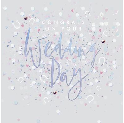 Atvirukas CONGRATS ON YOUR WEDDING DAY