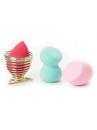 Makiažo kempinėlės su laikikliu JUICY COUTURE, 3 vnt.