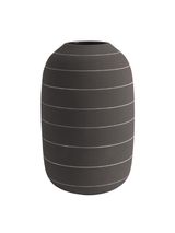 Vaza TERRA STRAIGHT DARK BROWN, 25 cm