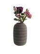 Vaza TERRA STRAIGHT DARK BROWN, 25 cm