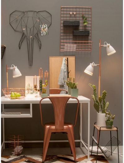 Toršeras MINGLE WHITE/COPPER, 152 cm