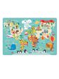 Dėlionė APLI XL WORLD MAP MARTINA HOGAN 24 dalys, metalo dėžutė