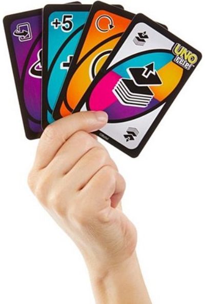 Kortų žaidimas UNO FLIP!, žaidimas su dvipusėmis kortomis