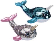 Pliušinis žaislas GLITZIES NARWHAL, 36 cm., 2 rūšys