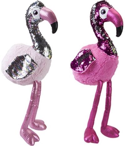 Pliušinis žaislas GLITZIES FLAMINGO 28 cm., 2 rūšys