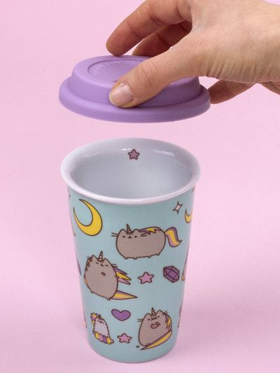Keramikinis kelioninis puodelis PUSHEEN MOON