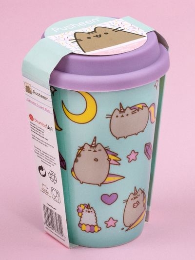 Keramikinis kelioninis puodelis PUSHEEN MOON