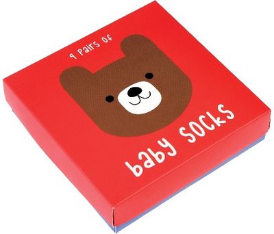 Kūdikių kojinytės dėžutėje BRUNO THE BEAR, 4 vnt.