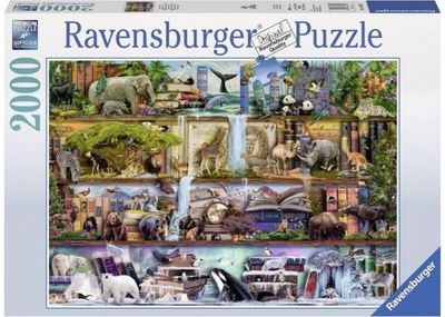 Dėlionė RAVENSBURGER Wild Kinedom Shelves 2000 det.
