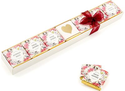 Šokoladukų rinkinys PALINKĖJIMAI BORDO, 7x5g