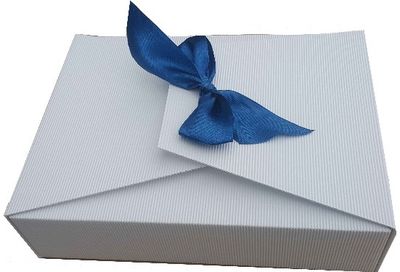 Dėžutė knygai, balta, 25x18x6 cm