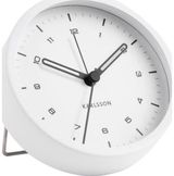 Žadintuvas TINGE WHITE, Ø9 cm