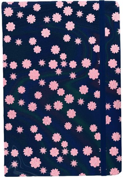 Užrašinė PASO Flower su guma, A5