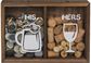 Medinė kamščių dėžutė HIS&HERS, 29x7 cm