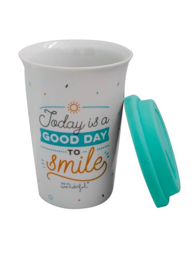 Kelioninis puodelis GOOD DAY TO SMILE